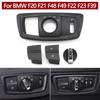 Car Headlight Switch Panel HeadLamp Rotary Front Rear Foglight Button Cover For BMW 1 2 X1 X2 Series F20 F21 F48 F49 F22 F23 F39
