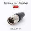 Heavy Machinery 6Pin Connector Rated Voltage 300V Zinc Alloy Body Brass Gold Plated Contacts For Automation Systems