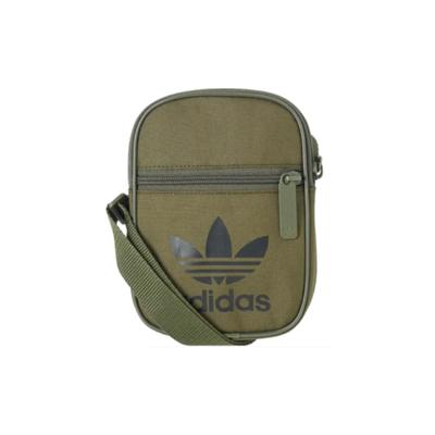 Originals Nylon Fabric Crossbody Bag, Shoulder Bag Mini Unisex Olive Green Adidas DV2407