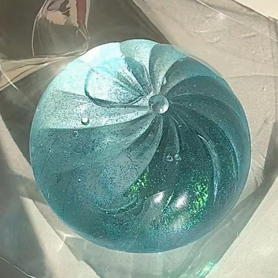 Stress Relief Steamed Bun Toy Portable Travel Slow Rising Clear Bun Sensory Toy Kids Adults Soft Stress Ball Bun Squeeze Pinch Fidget Toy