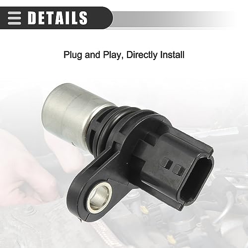 Senzor CPS Motoforti, senzor de poziție a arborelui cu came pentru Nissan Versa 2009-2015, ABS, metal, nr. 237311HC1A, negru