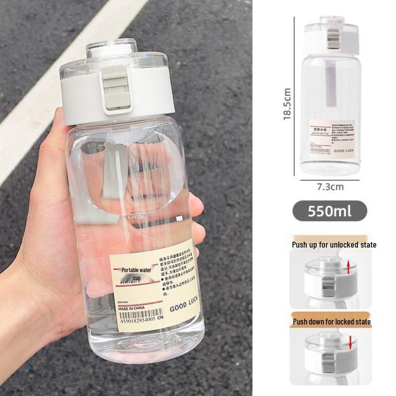 Large Capacity High-Temperature Resistant Portable Plastic Sports Water Bottle for Students and Fitness, Ideal for Outdoors