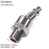 1/4 NPT Pneumatic Quick Joint Set of 2 for Air Compressor with For 360 Rotation