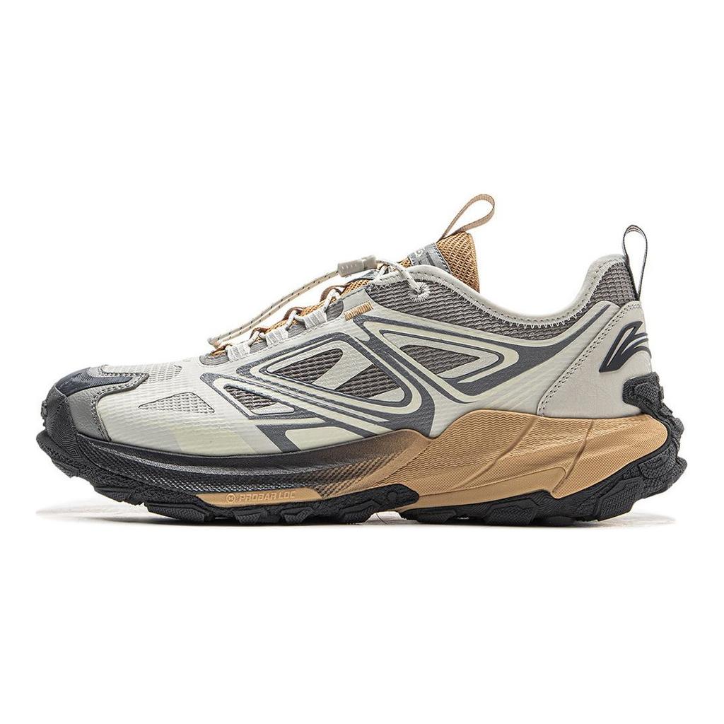 Li Ning Outdoor CF Tracing, Yijie 2.0 V2 Cushioning Slip Resistant Abrasion Resistant Low Top Hiking Shoes Unisex AHTV001-4