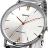 CaSio Men S Quartz Metal Watch Silver Mtp Vt01d 7b