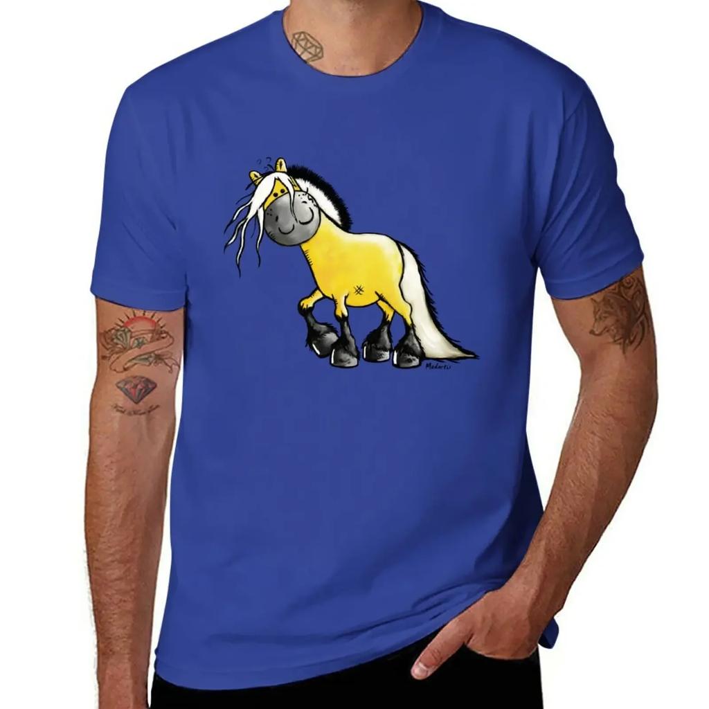 Norwegian Fjord Horse T-Shirt summer clothes blacks men t shirt
