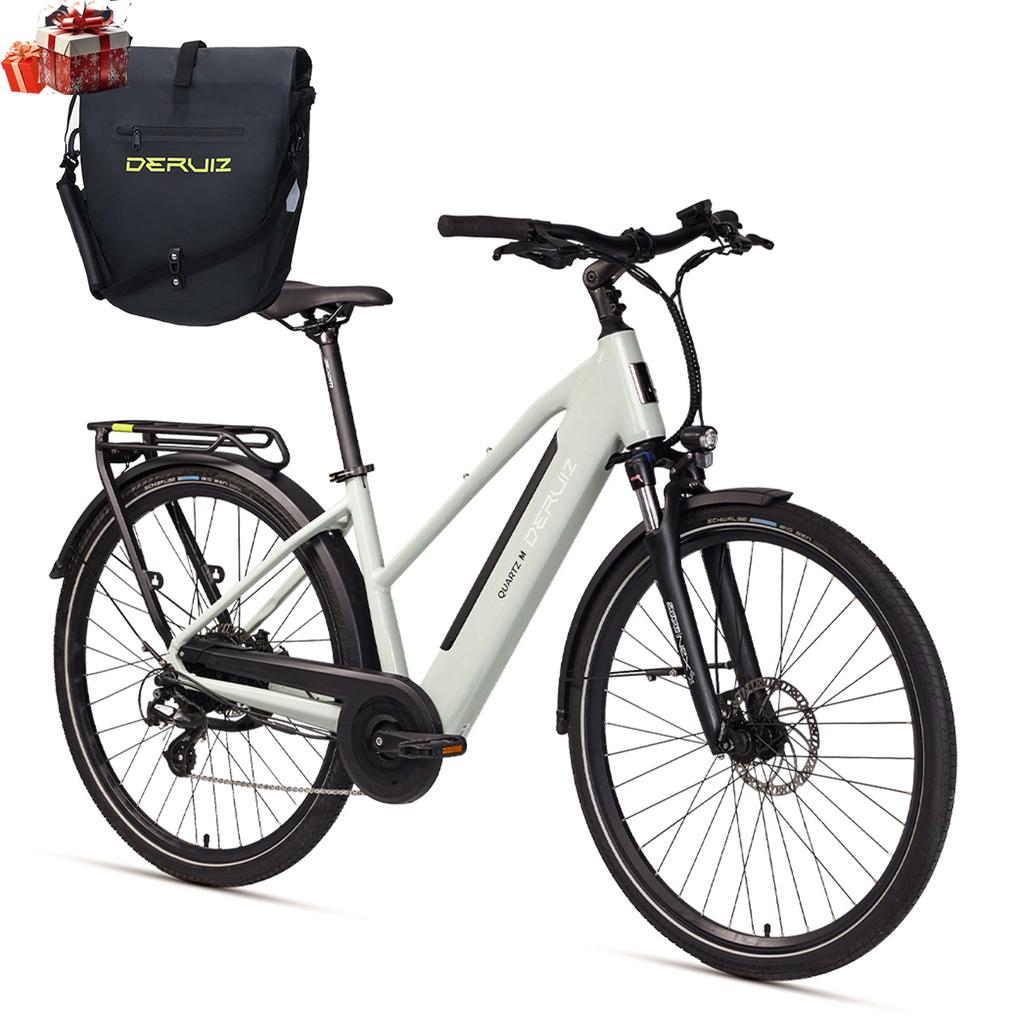 Quartz M City eBike DERUIZ Electrice Bike 28 Zoll City e-Bike mit 48V 250W 483Wh Battery Up to 121KM