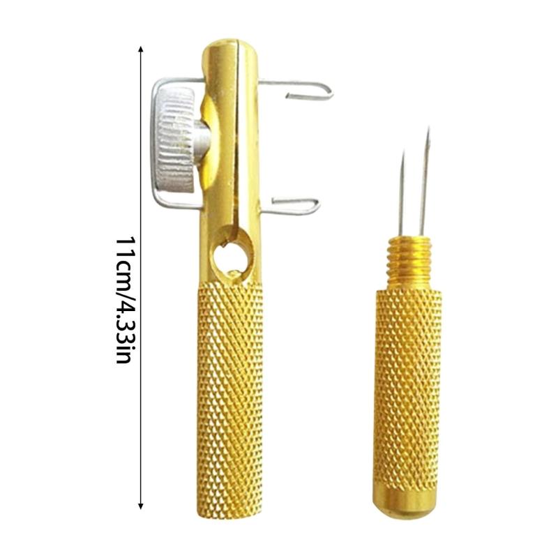 Durability Metal Fishing Line Knotter Knots Pullers Fishing Knots Tying Tool for Outdoor Angling Enthusiasts
