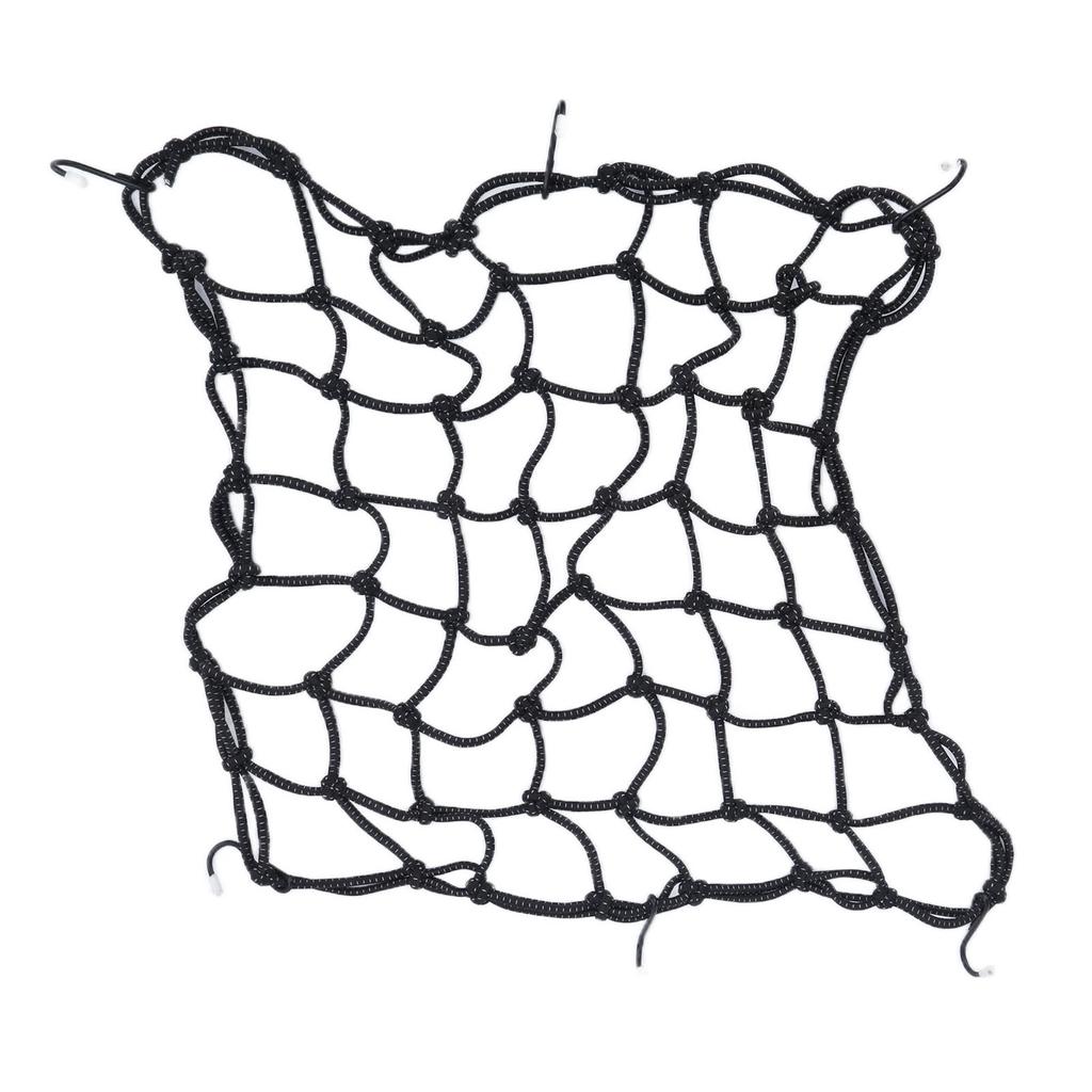 Motorcycle Helmet Mesh Latex Filament for Electric Vehicles Sports Cars OffRoad(Grey Black )