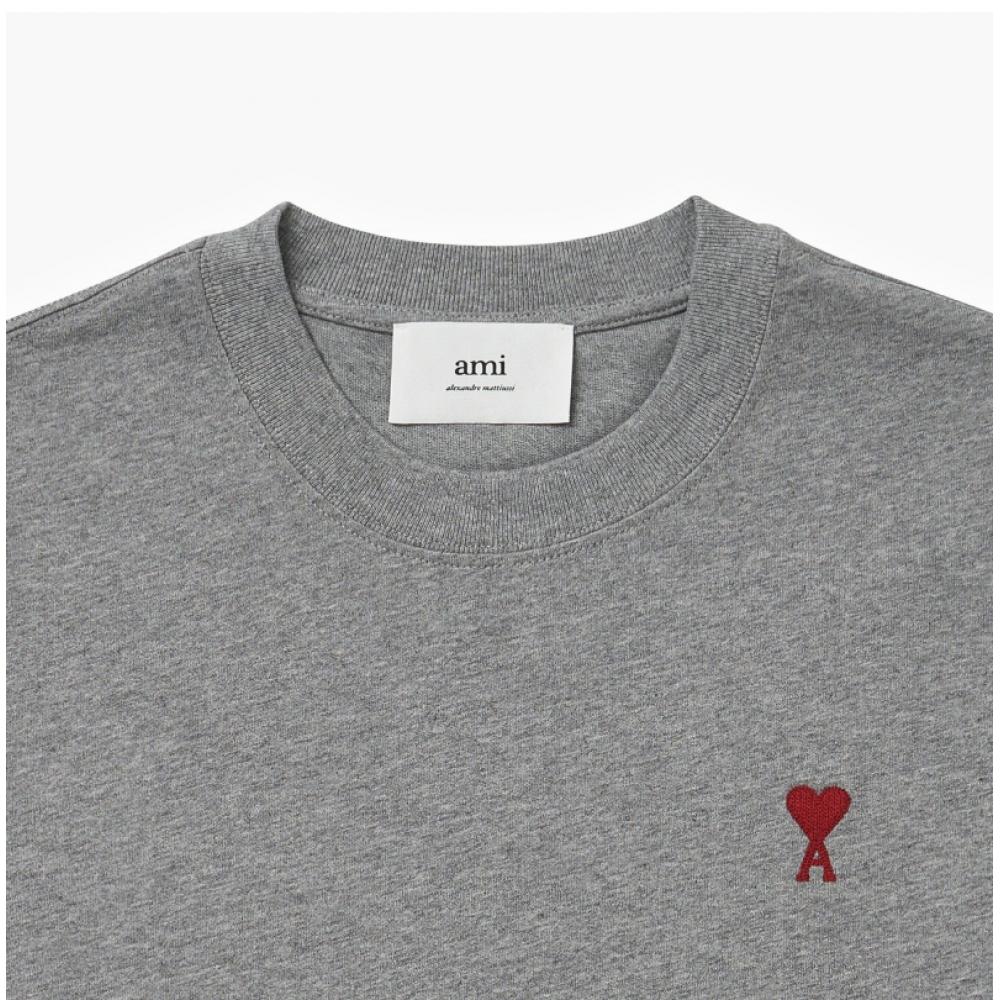 Ami Bfuts005 726 0951 Ami De Coeur Small Heart Logo Public Short Sleeve Tee