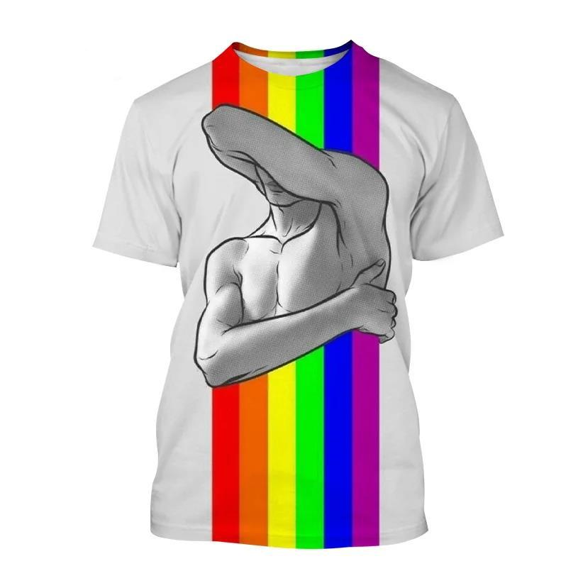 New Summer Love Is Love Pattern 3D Print T-Shirts Men Women Cute Short Sleeve T Shirt Oversized Harajuku Tees Tops Kids Clothing