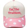I'm the Problem Fun Embroidery Color Matching Truck Driver Hat Men's and Women's Casual Shade Baseball Cap