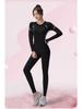 Women's Winter Quick-Dry Sports Suit: Plus Size Running & Yoga Set with High-Elastic Tight Top