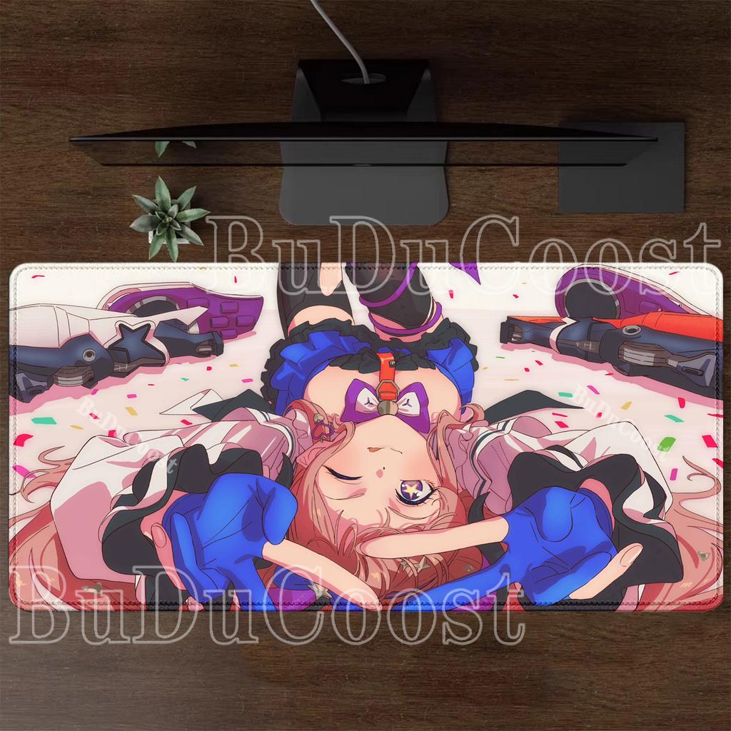 Gaming Arknights Endfield Liino Larger Mouse Pad Office Keyboard Overlock Esports Mousepad PC HD Printing Non-slip Base Desk Mat