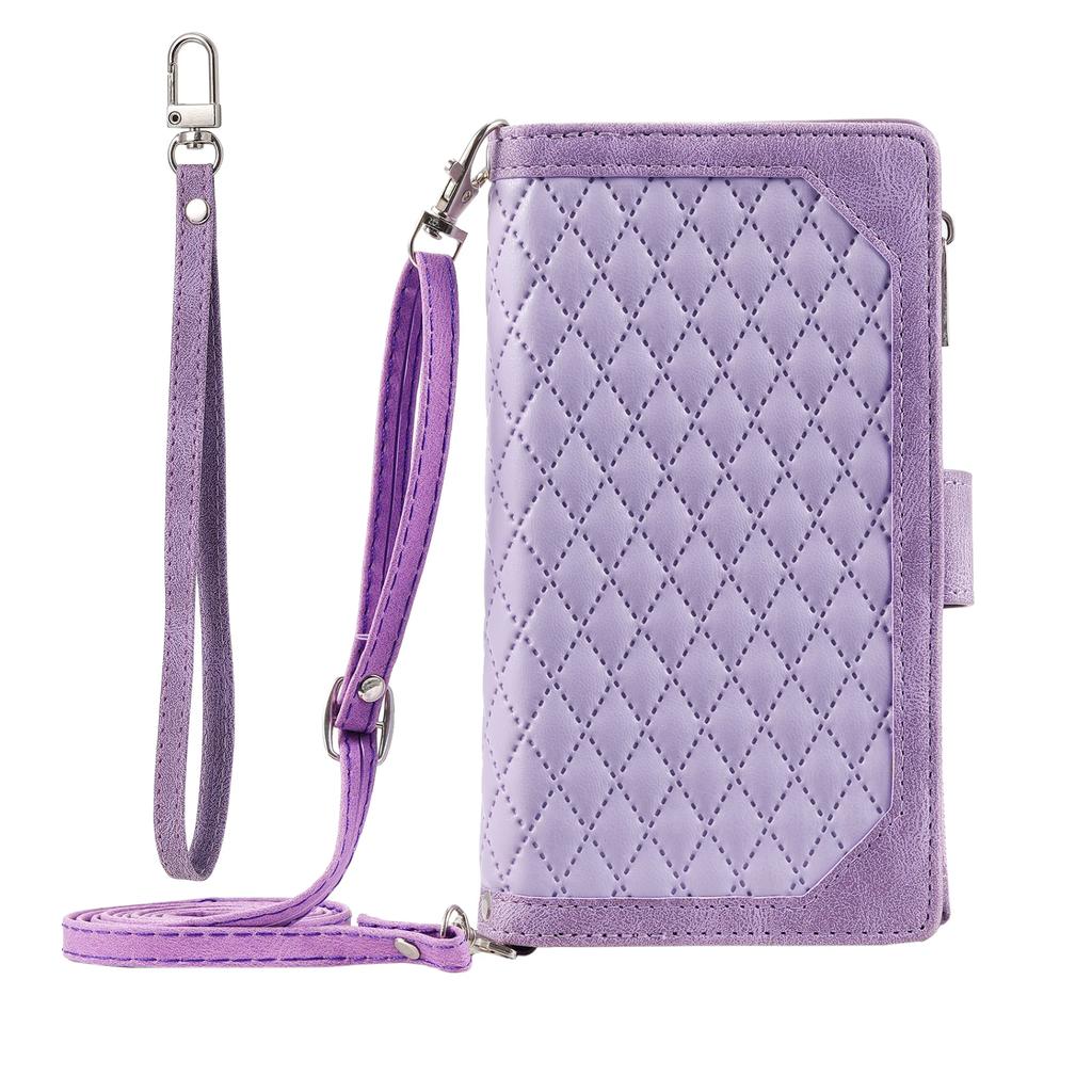Crossbody Flip Zipper Wallet Leather Phone Case for XiaoMi RedMi Note 14 Pro Plus 14C 13 14C 12 12T 13T Poco X7Pro Lanyard Cover