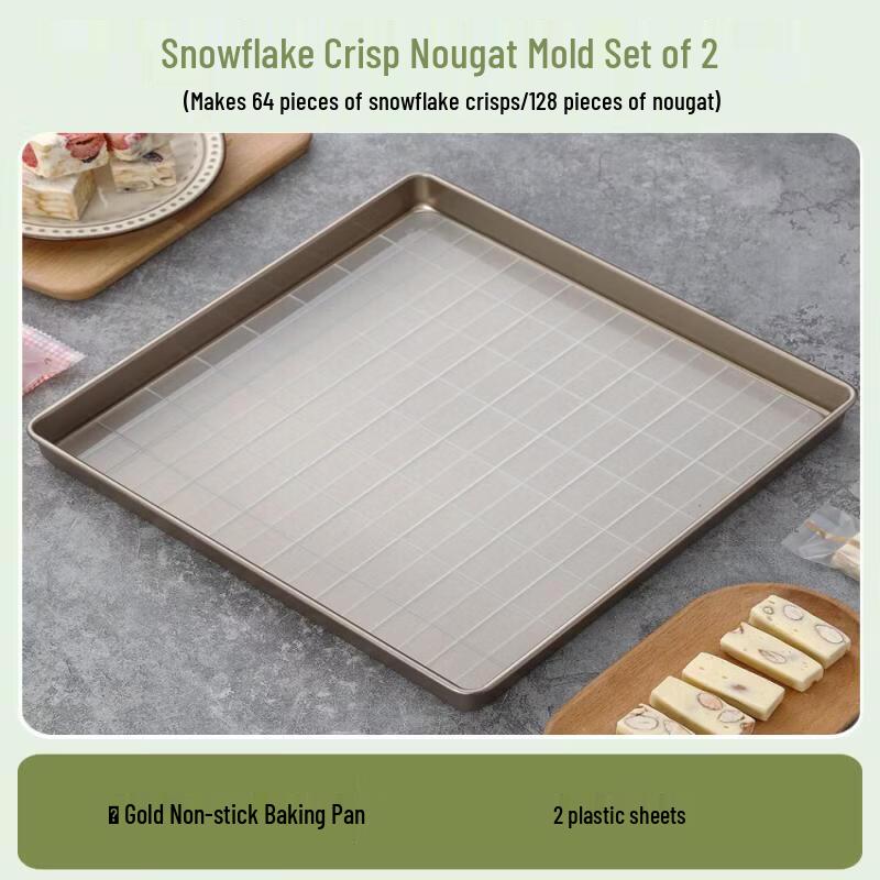 

Non-stick Baking Mold for Snowflake Crisp & Nougat