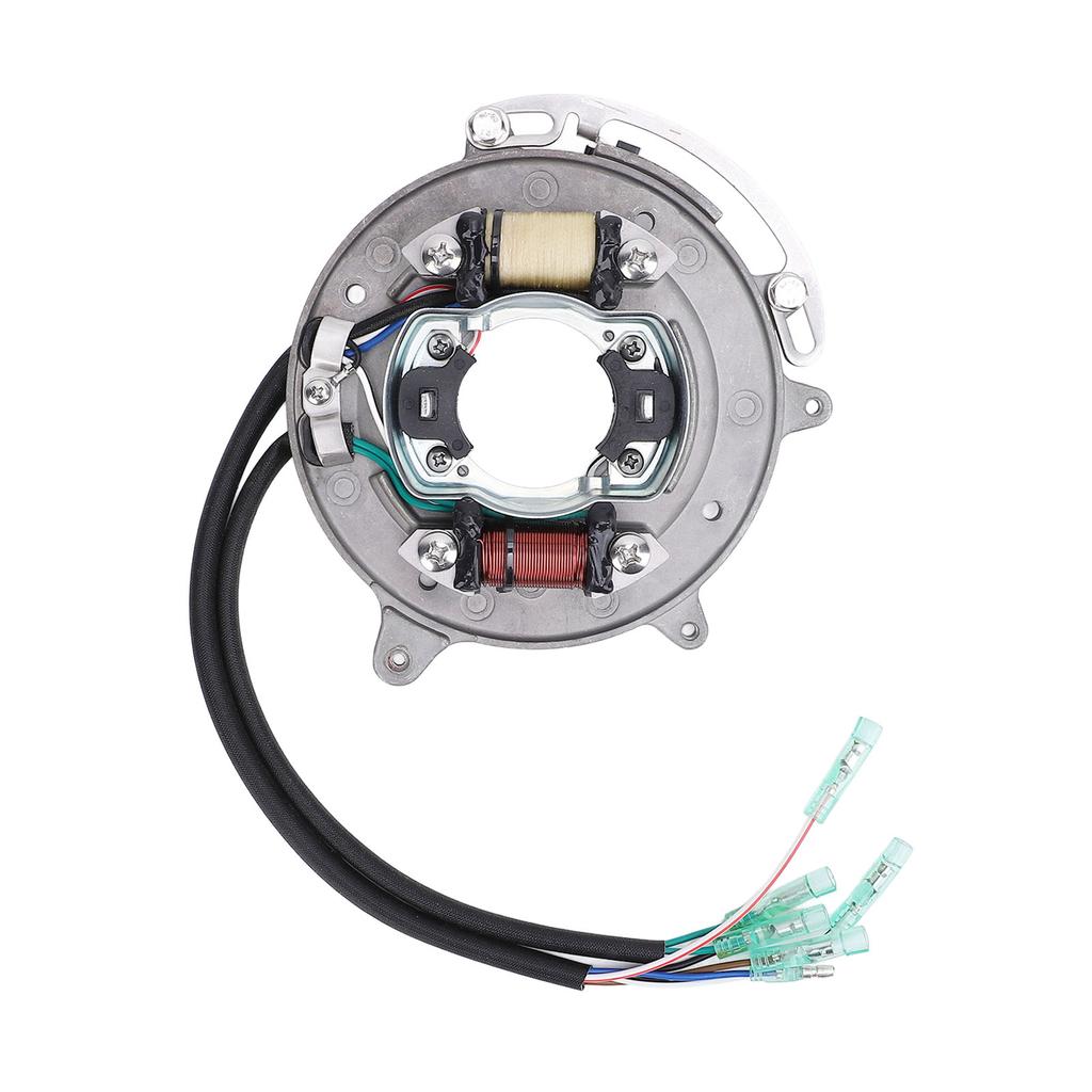 Bootsmotoren Zündspulenbasis Baugruppe Aluminium Eisen Verbessern die Startleistung 69P 85560 00 für 2-Takt 25 30 PS Außenbordmotor