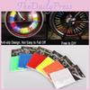 Bicycle Spoke 12pcs Reflectors Bike Warning Reflective Wheel Safety Cycling