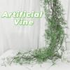 Evergreen Green Artificial Black Bone Vine Flexible Artificial Landscape Vines  Hallway