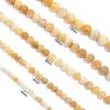 Louleur 1 Strand Natural Stone Beads Yellow Aventurine Jade Beading for DIY Bracelet Necklace Jewelry Accessories