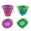 Versatile 2.5l Soft Silicone Folding Bucket Ideal For Kids Outdoor Sand Play Activities