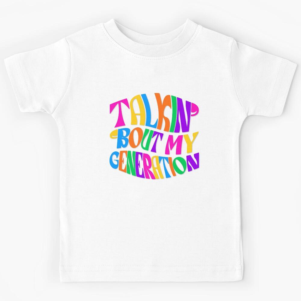 My Generation – Groovy 60s Lettering (Color) Kids T-Shirt 120