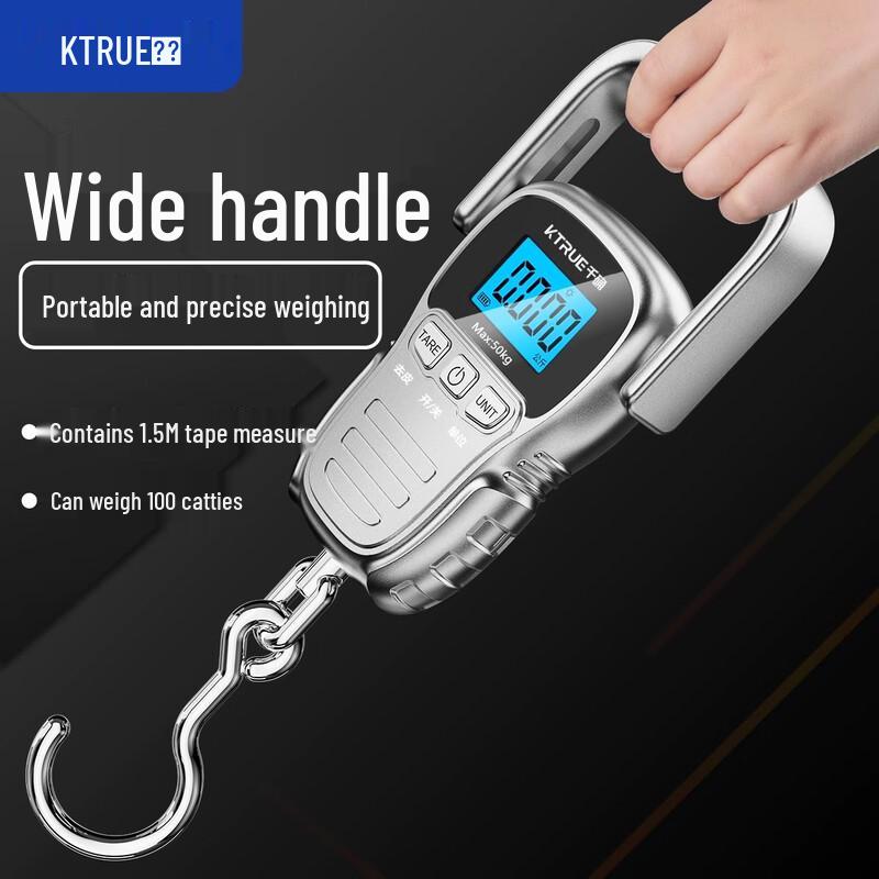 Portable Digital Hanging Scale with Tape Measure