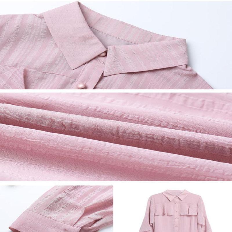 Chiffon Shirt Women&#039;s Fashion Long-sleeved Shirt Korean Loose Western-style Blouse Ladies&#039; Shirt
