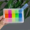 1PC Morandi Translucent Post-it Notes - Soft Color | Transparent Self-Adhesive Labeling Paper,