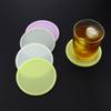 Silicone Fluorescence Cup Coaster Insulation Anti-Slip Kitchen Pad Dirt Resistant Table Protector for Home Office