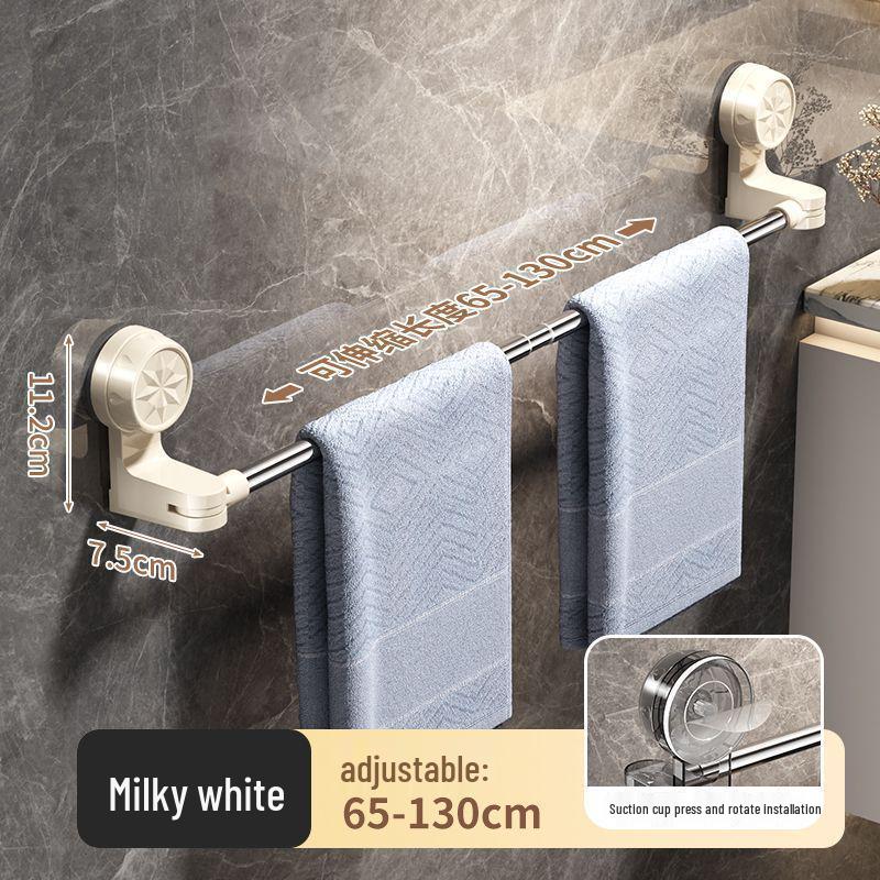 

Настенная телескопическая вешалка на присосках для полотенец и тапочек для ванной комнаты