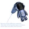 For Samsung Galaxy A53 5G Case Glitter PC+TPU Protective Cover with Astronaut Kickstand
