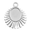 6pcs/Lot Metal Sun Pendant Sunset Sunshine Stainless Steel Charms For Jewelry Making Supplies Fashion Charm DIY Earring Necklace
