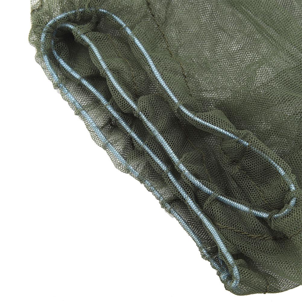 Mosquito Head Net Hat Anti Sun Bucket Hat with Hidden Net Mesh Protection from Bee Green