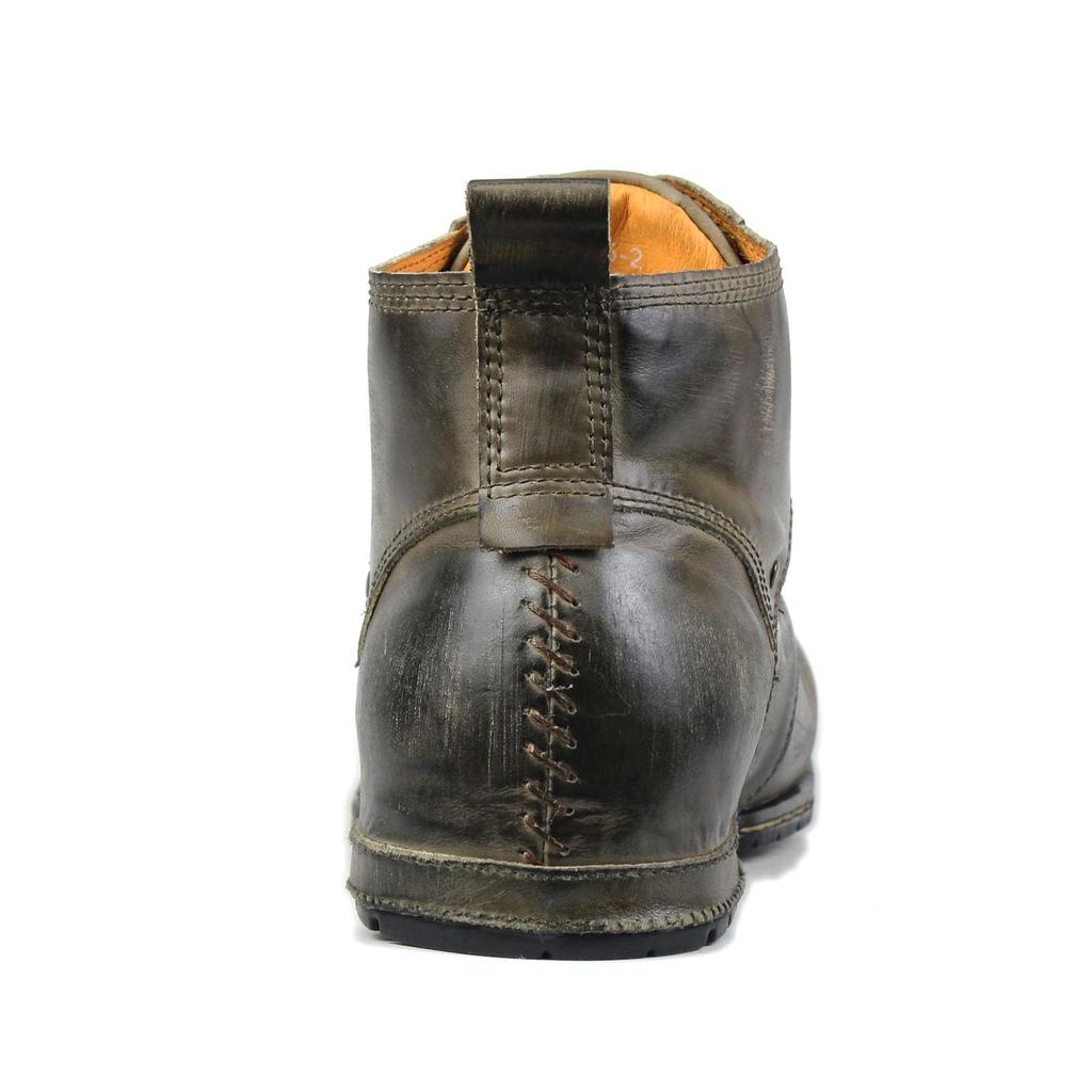 OSSTONE Genuine Leather Chukka Mountain Bike Size US Retro Green Men's Boots, 8.5 (M), 42EU, (OS-6015-2--green-8.5-JP-R)