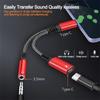 Jack Type C to Type C Audio Adapter Charging Cable OTG Cable Aux Converter Cable Converter