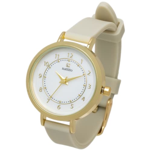 

Fieldwork Women s Analog Watch with Silicone Strap, White, YM114-1