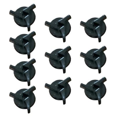 5pcs/10pcs Black Plastic Fasteners Screw Kit Secure Helmets Visors Replacement Part for Motorcycle Off Roading Helmets