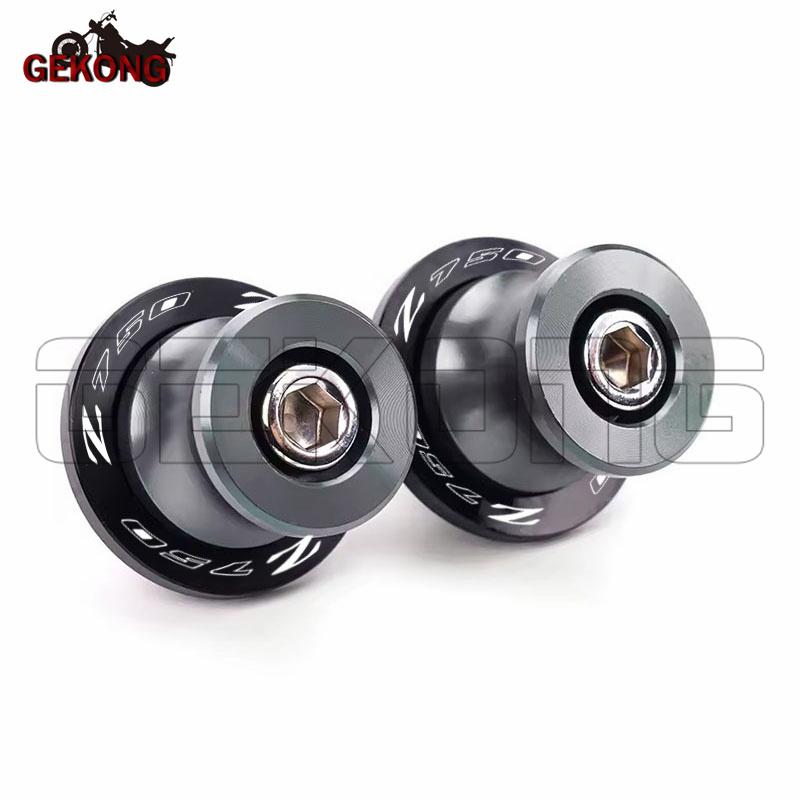 Z750 Motorcycle CNC Accessories Aluminium 10MM Bolts Swingarm Spools Slider Stand Screws Fit For Z750 Z 750 Z750S