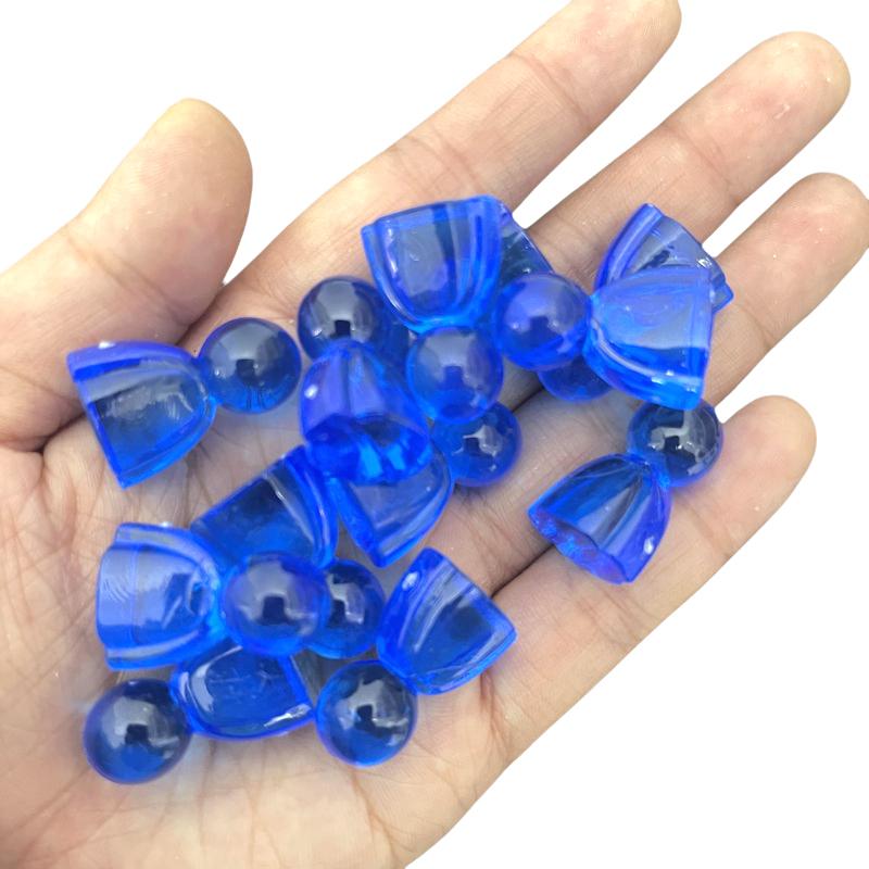 20 Stück 24*16*12mm Spielemarker Acryl Bunt Humanoide Meeples Schachfiguren Für Brettspiel Kartenzubehör