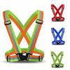 4CM Elastic Belt Reflective Buckle Traffic Safety Harness High Elasticity Breathability Adjustable Night Running Protection
