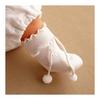 [nagasawako] Newborn Socks with Laces That Stay In Place, 8 Cm, 2 Pairs of Baby Socks, Made In Japan