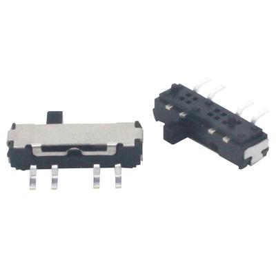 10Pcs 4 Pin Mini Slide Switch On-Off 3Position Micro Slide Toggle Switch Miniature Horizontal Slide Switch