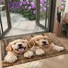 Cartoon Cute Cat Diatom Mud Floor Mat For Home Bathroom Door Non-slip Absorbent Mat