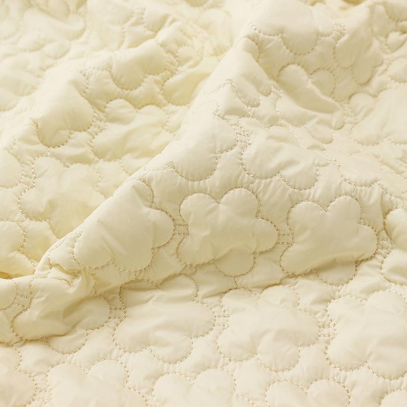 Autumn and Winter Flower Quilted Cotton Fabric, Making Padded Jacket Coat Lining Girls' Cute Quilted Cotton Clothes Cloth 100cm