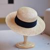 Leichter Luxus Französischer Retro-Stil Naturschatz Gras Sonnenschutz Sonnenhut Kinder Sommer Strand Reise Sonnenhut