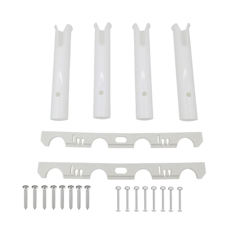 

Держатель для удочек на 4 удилища, быстросборный, для лодок, каяков и настенного монтажа белый