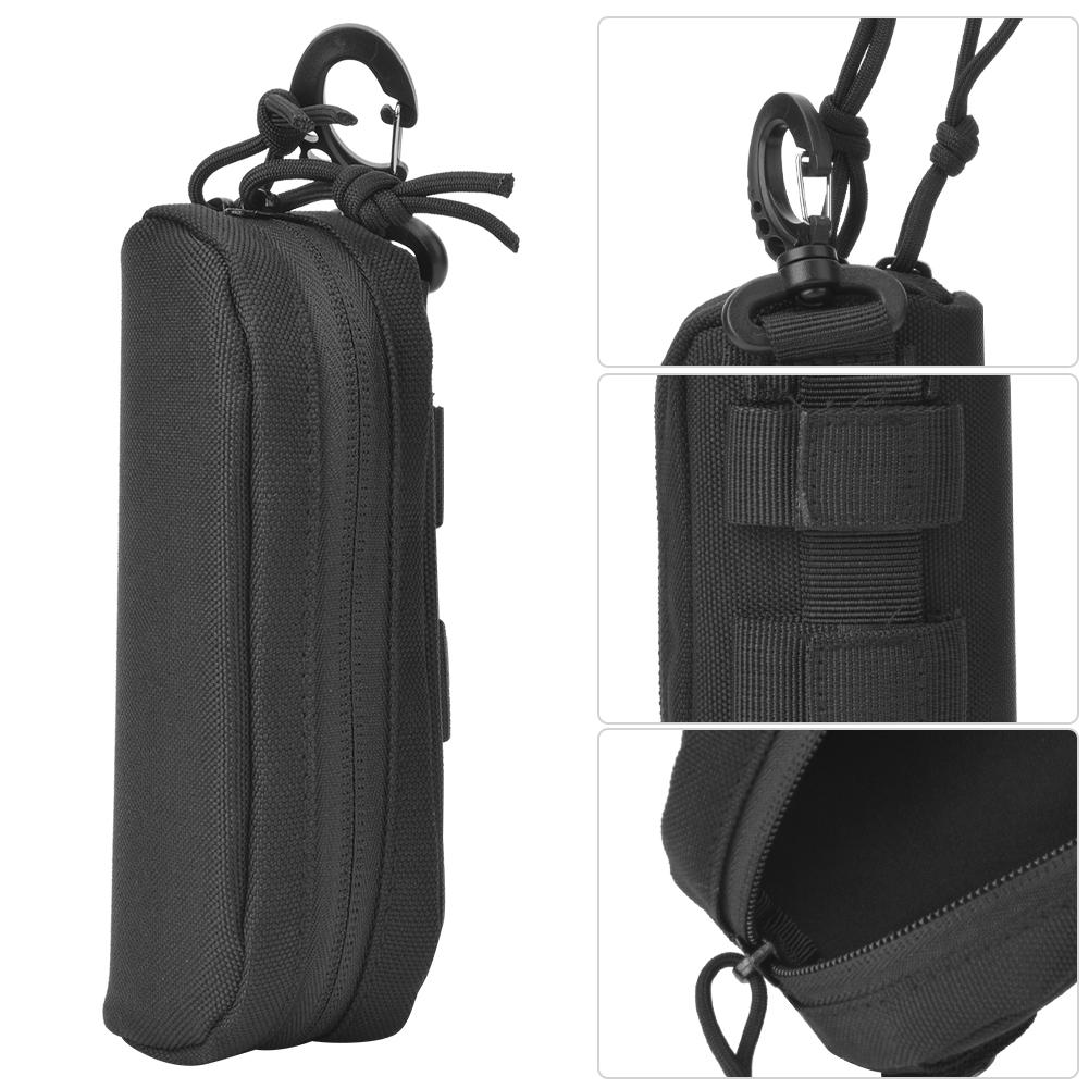 Draagbare Buiten Vrijetijdskoffer Zonnebrilhoes Schokbescherming Bril OpbergtasZwart