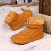 Children's Winter Waterproof Non-Slip Cotton Snow Shoes – Warm Velvet Lined Outdoor Footwear for Boys and Girls.