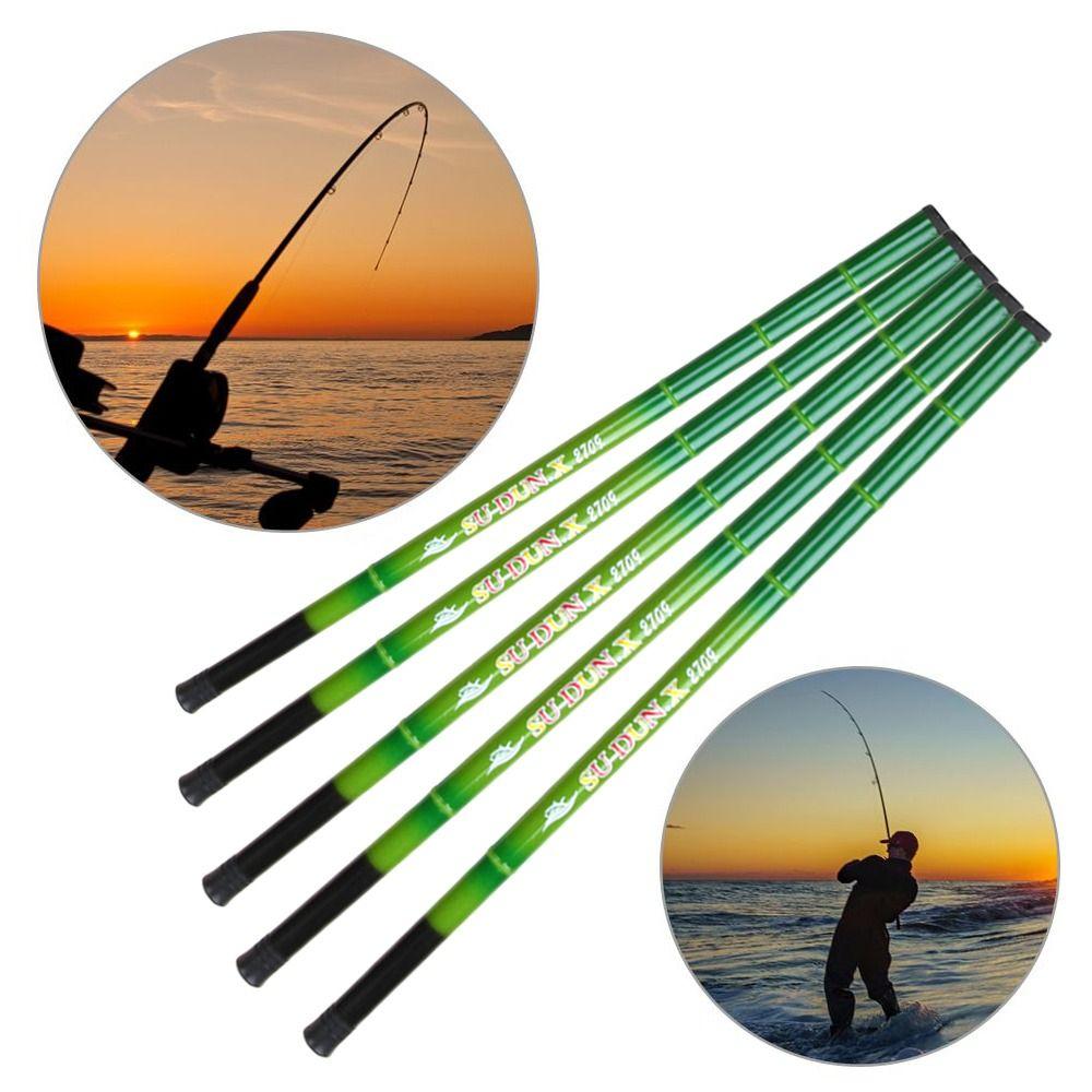 1.8-6.3m Ultralight Telescopic Fishing Rod Travel Stream Lake Hand Pole Carp Feeder Portable SuperHard Fishing Rods Tackle